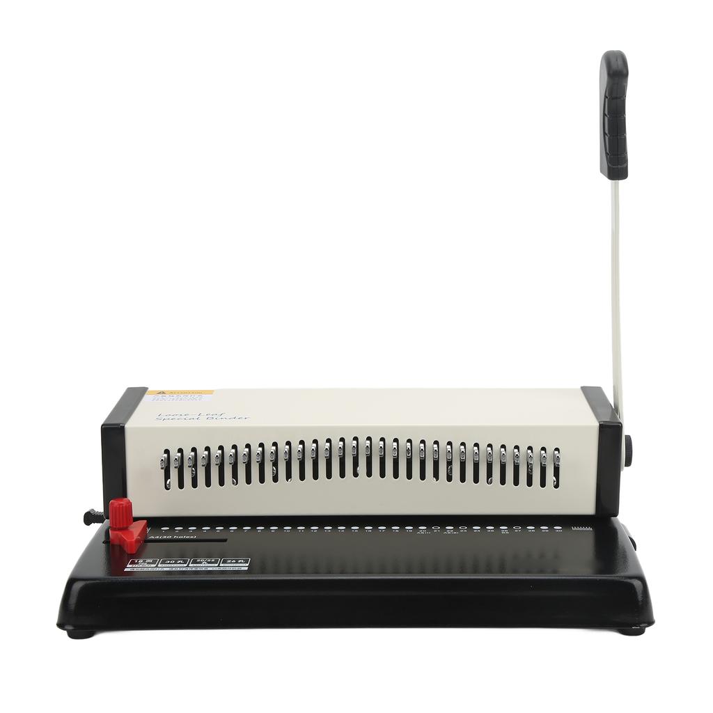 Multifunctional Loose Leaf Hole Punch Desktop Paper Punching Binding Tool 9.5mm Pitch