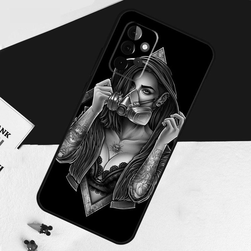 Sexy Tattoo Girl Case For Samsung Galaxy A22 A16 A33 A36 A56 A26 A15 A55 A53 A35 A32 A52 A54 A34 A14 A05 A06