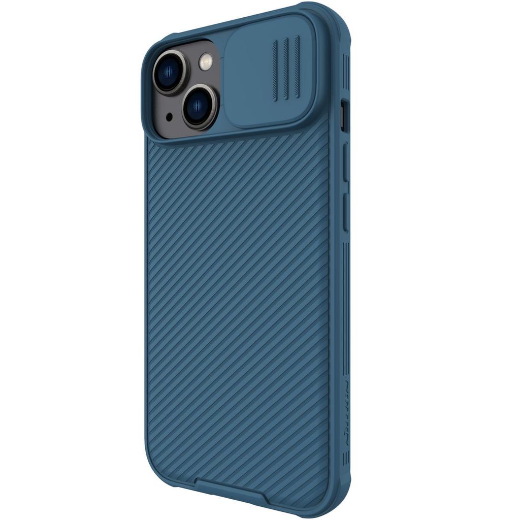 Nillkin CamShield Pro Rugged Case for iPhone 14 Plus - Blue Camera Protector Cover