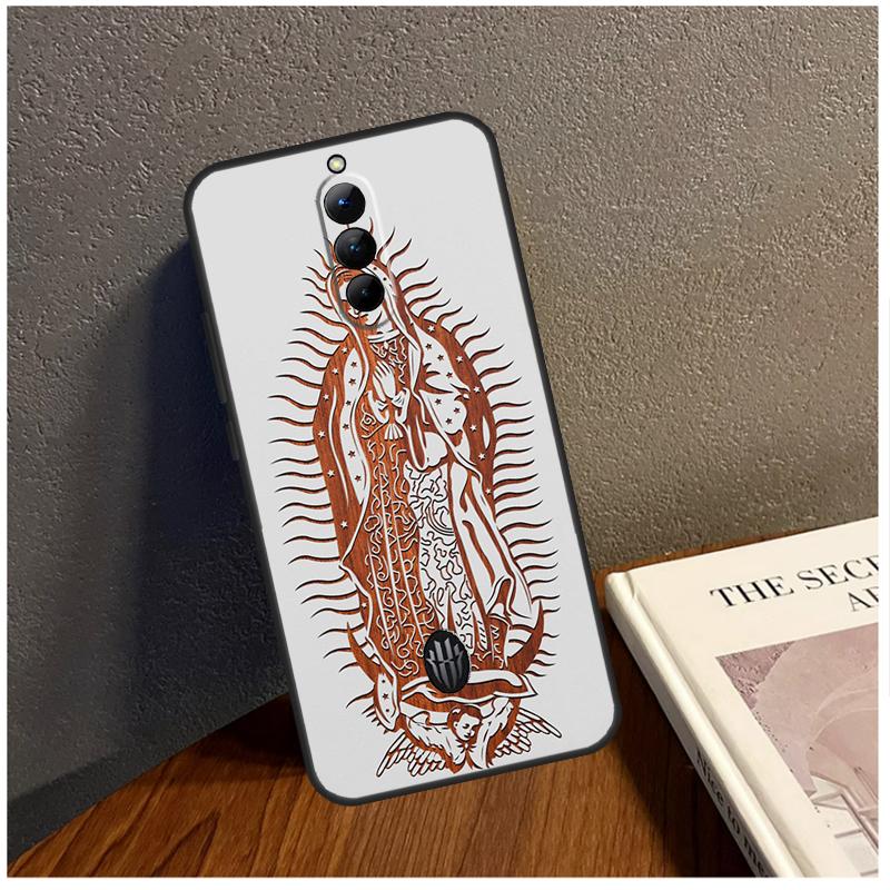 Деревянный чехол Guadalupe San Judas для Nubia Red Magic 9 Pro Plus RedMagic 8 8S Pro Plus 5G 5S 6R 6 7 6S 7S Pro
