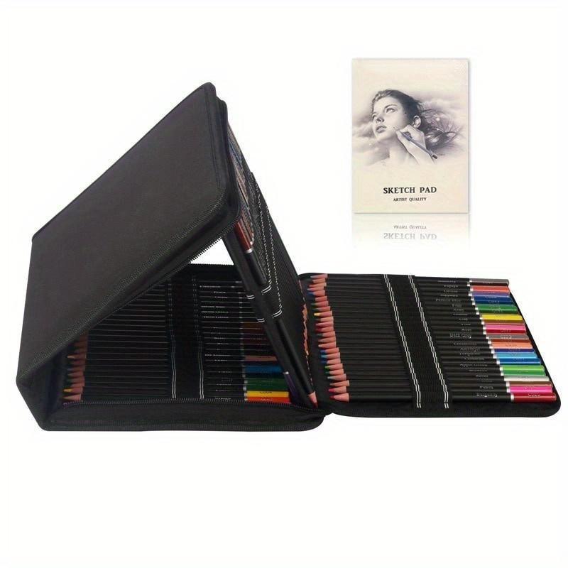 144PCS / Set Oily Colored Pencils Suit Professional Art Brushes Color of Lead Paint Suit