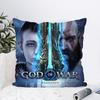 Игровой G-God Of War Ragnarok Наволочка Квадратная Подушка Спальня Диван Отдых Комфортная Подушка Автомобиль Гостиная Домашний Декор