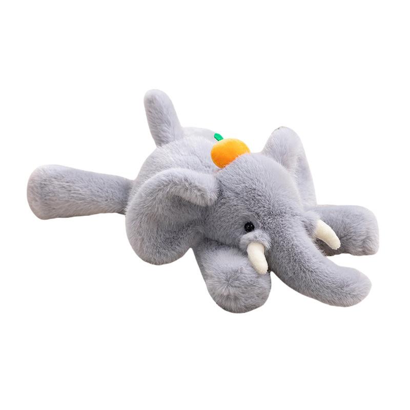 Cute Lying Down Elephant Doll Plush Toy Bunny Doll Kindergarten Baby Company Soothing Doll
