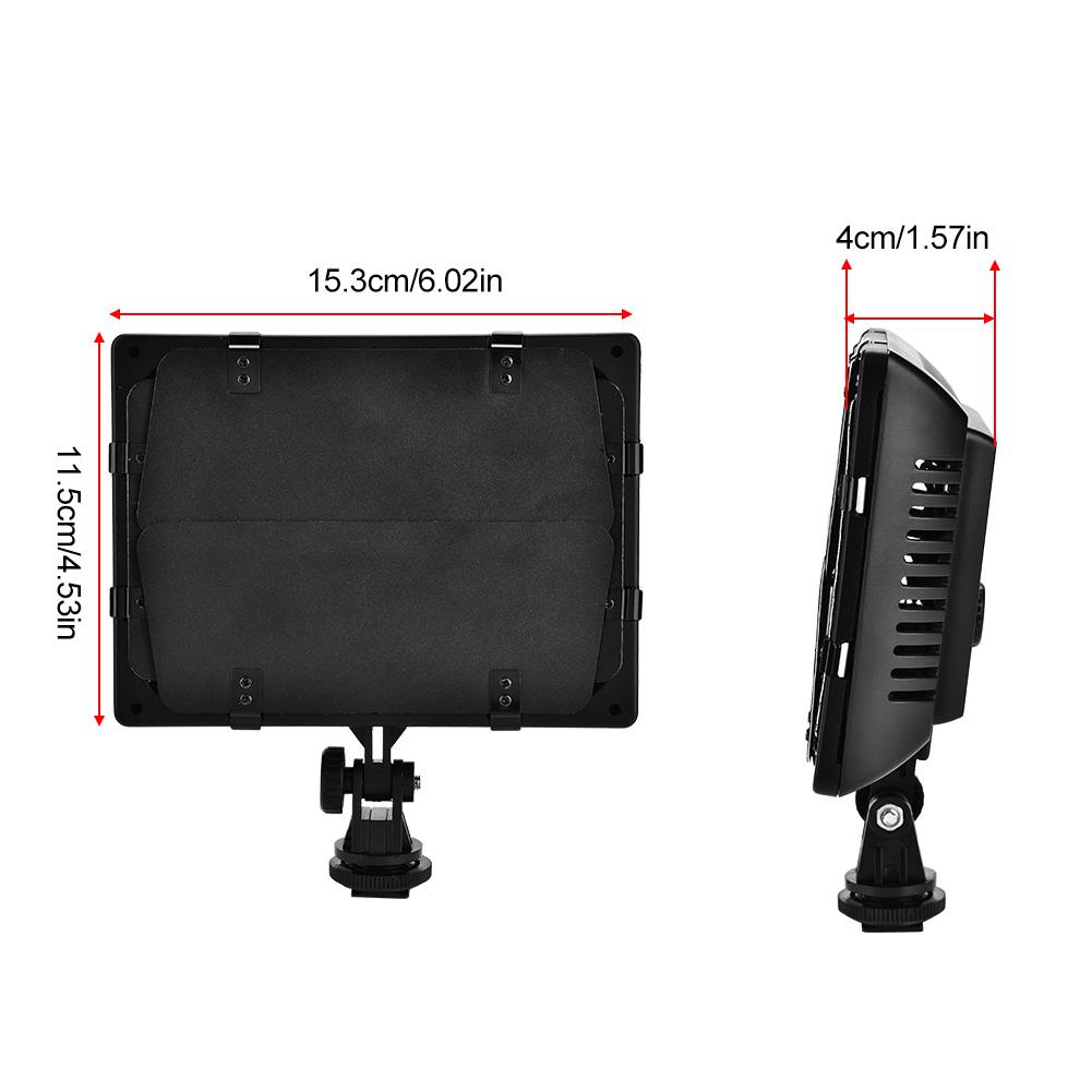 W160 Видеосъемка Ламповая панель 6000K LED для DSLR камеры DV Camcorder