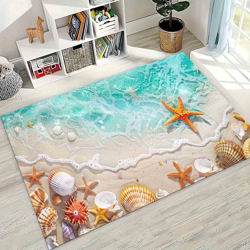 Ковер Dream Starfish Shell Tropical Beach Sea Star Art для спальни, гостиной, дивана, домашний коврик для двери, декор, большой нескользящий коврик для пола