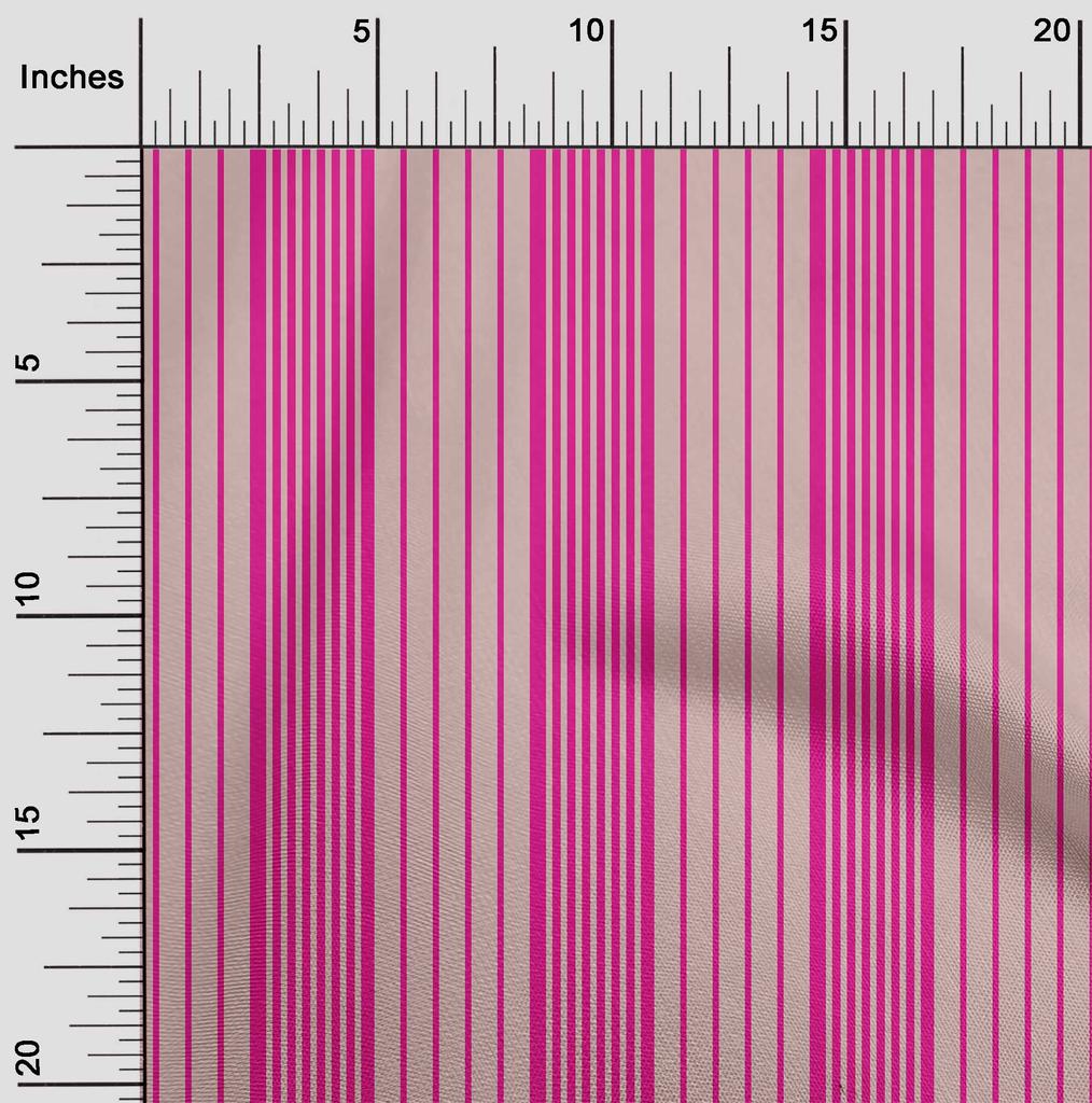 oneOone Cotton Flex Blue Fabric Stripes Craft Projects Decor Fabric Printed By The Yard 40 Inch