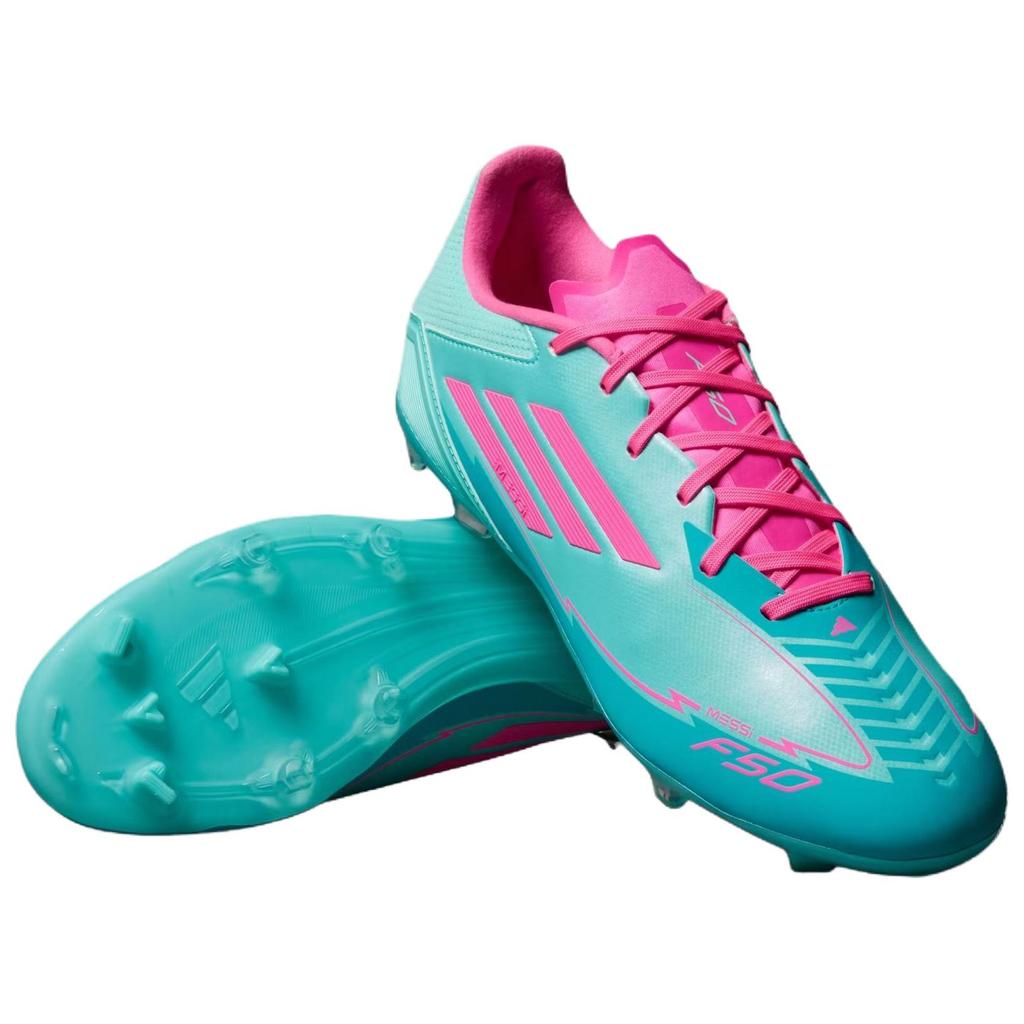 Men's Sneakers adidas F50 League FG/MG Messi Miami Flash Aqua/Lucid Pink/Lucid Cyan