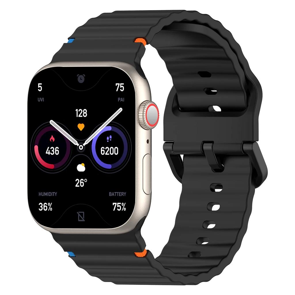 Силиконовый ремешок для Apple Watch Ultra Band 49 мм 46 мм 45 мм 42 мм 44 мм 40 мм 41 мм correa bracelet belt iWatch series 10 9 8 6 7 5 SE