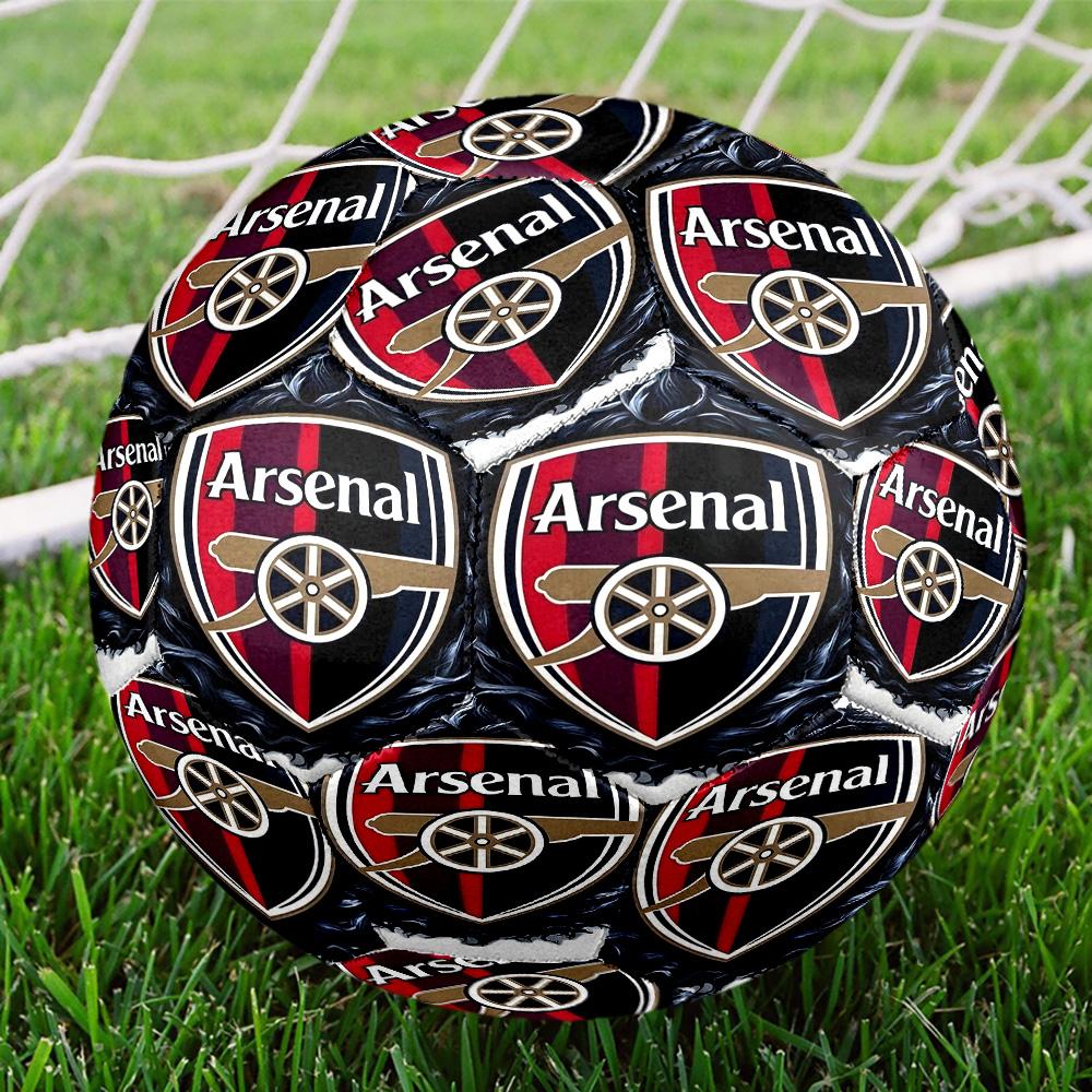 Футбольный мяч Arsenal F.C. Размер 5, Стандартный мяч для матчей, спортивных игр и тренировок команды, Идеальный подарок для фанатов футбола