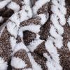 Двухслойное хлопковое бархатное жаккардовое одеяло с отделкой из овчины, уютное зимнее офисное покрывало.