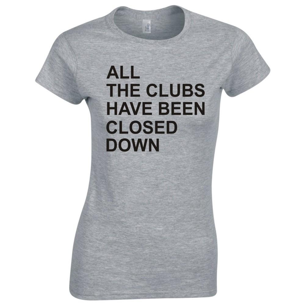 Inspired By The Specials All The Clubs Have Been Closed Down Skinny Fit TShirt