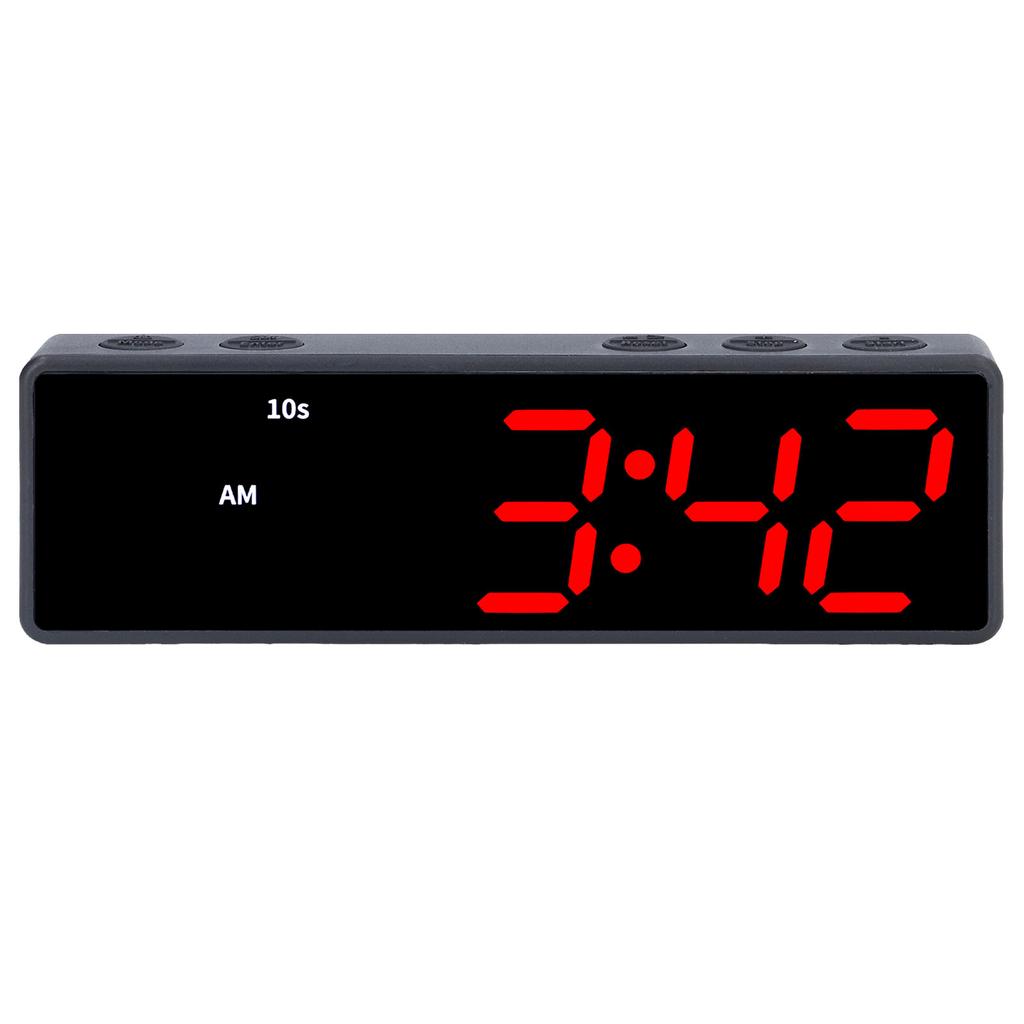 Тренировочный таймер светодиодный цифровой таймер многофункциональный электронный настольный часы для фитнеса в спальне