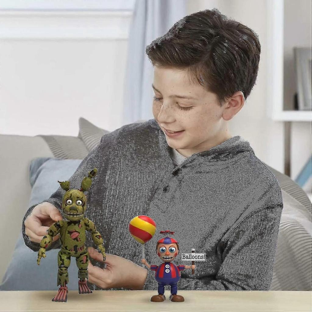 Набор из 5 аниме-фигурок, сборные игрушки, Пять ночей у Фредди Fnaf, милая фигурка, ПВХ-модель, Фредди То