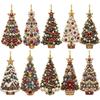 3D Christmas Diamond Painting Set Xmas Tree Shape Xmas Acrylic Pendant  Xmas Tree Decoration