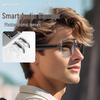 Фотохромные Bluetooth-смарт-очки с двойной перемычкой, защита от синего света, музыкальные звонки и УФ-защита
