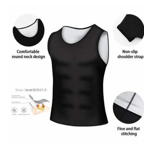 Men's Sauna Vest Sweat-Inducing Body Shaper