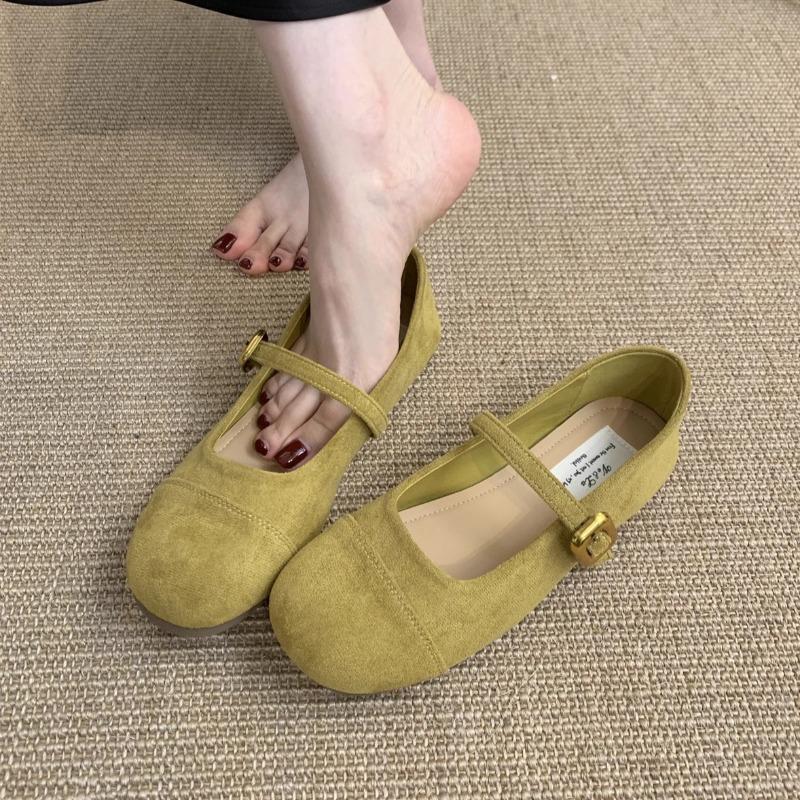 Fashion New Style Retro Mary Jane Shoes for Women Summer Round Toe Woman Flats Cheap High Quality Fashion Comfortable and Elegant Shoes