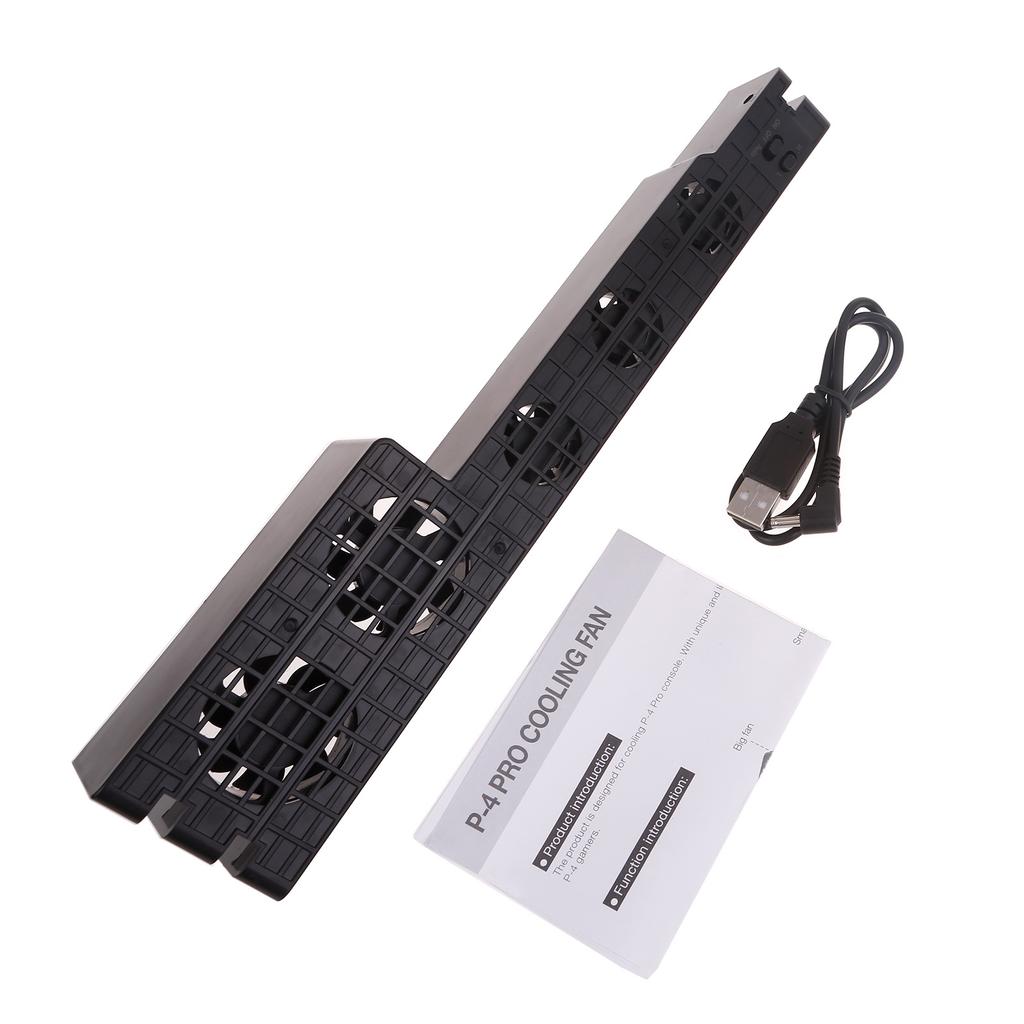 Кулер Super-Turbo с контролем температуры, внешний USB-кулер для игровой консоли PS4 Pro, вертикальная подставка, игровой вентилятор