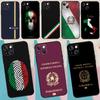 Чехол для телефона Флаг Италии Для iPhone 17 Air 11 14 15 16 Pro Max Plus 12 13 mini 16e 17 Pro Max Задняя крышка