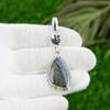 Birthday Gift For Her Natural Labradorite Gemstone Pendant 925 Sterling Silver