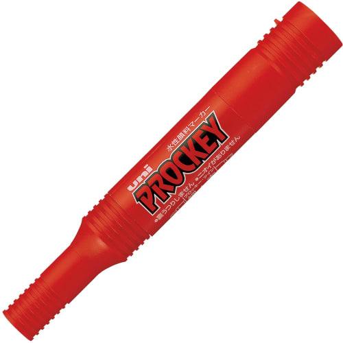 Ручка Mitsubishi Pencil на водной основе Plocky Twin PM150TR.15 красная 10 шт.