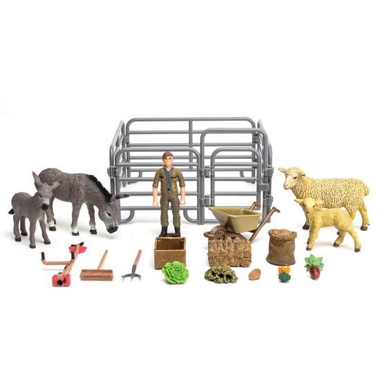 Tiny World Donkey Sheep Farm Figure, Popular Toys In Korea