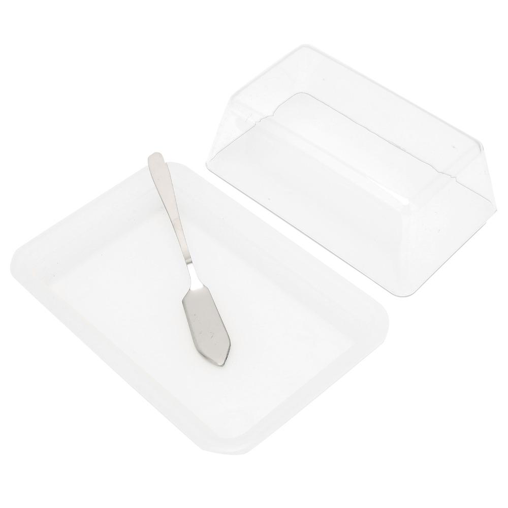 Transparent Cover Butter Slicer Cutter PP/PC Cheese Storage Box Butter Keeper Slicer For Margarine