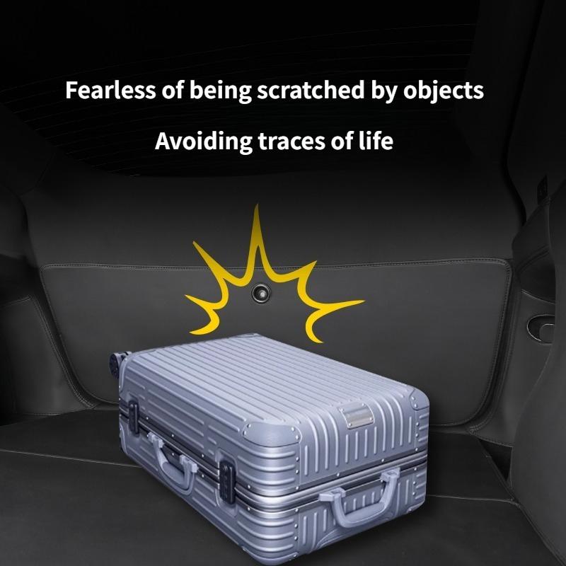 For Tesla Model Y Juniper Model 3 Highland Trunk Tailgate Protection Pad Rear Trunk Door PU Leather Anti Fouling Protection Pad