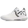 Li Ning Non-Attack Shock Absorption Anti-Slip Wear-Resistant High-Top Basketball Shoes Men Sneakers White Black ABAN063-4