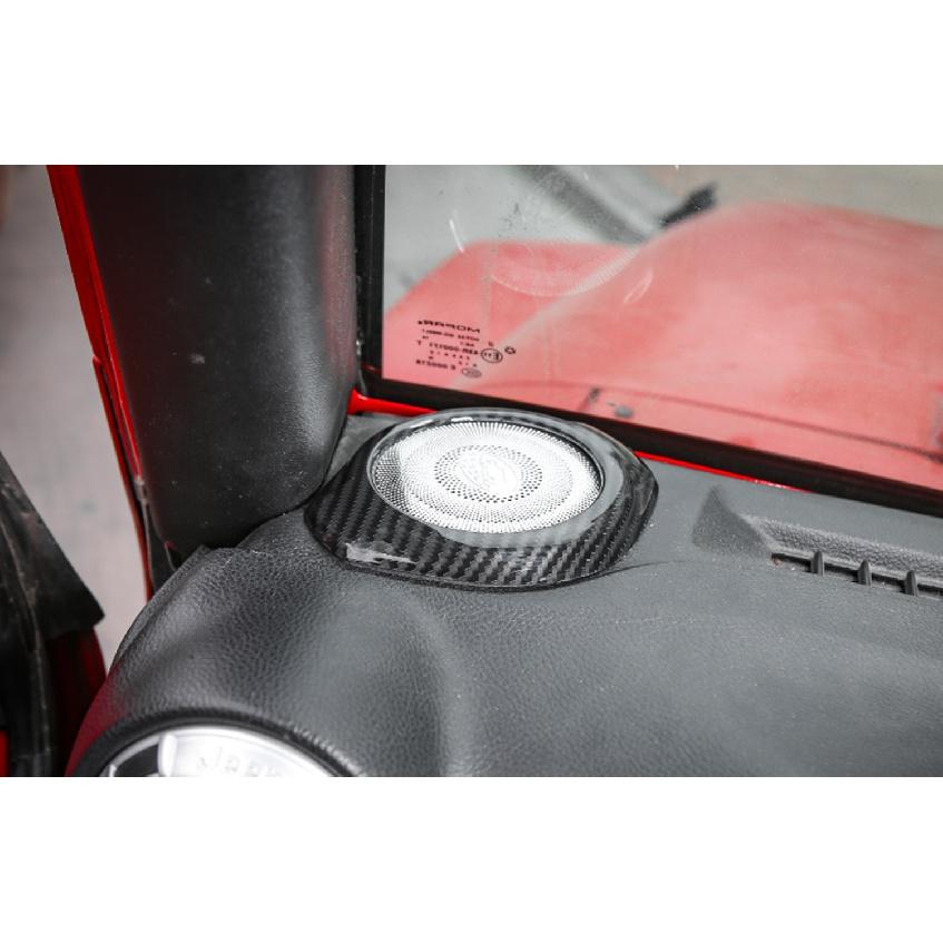 Автомобильный громкоговоритель на передней стойке, декоративная крышка, кольцевая накладка, наклейки на рамку для Jeep Wrangler JK 2015 2016 2017, аксессуары для интерьера