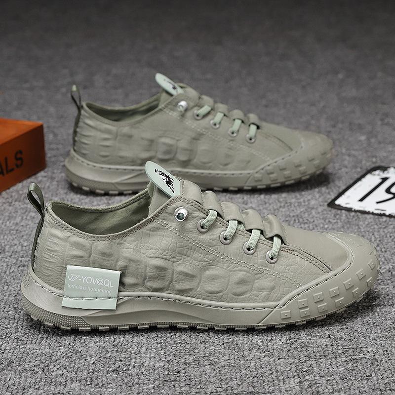 Модная мужская обувь, модные парусиновые мокасины, дышащие, осенние, на шнуровке, удобные, повседневные туфли, уличные мужские кроссовки, shoes678