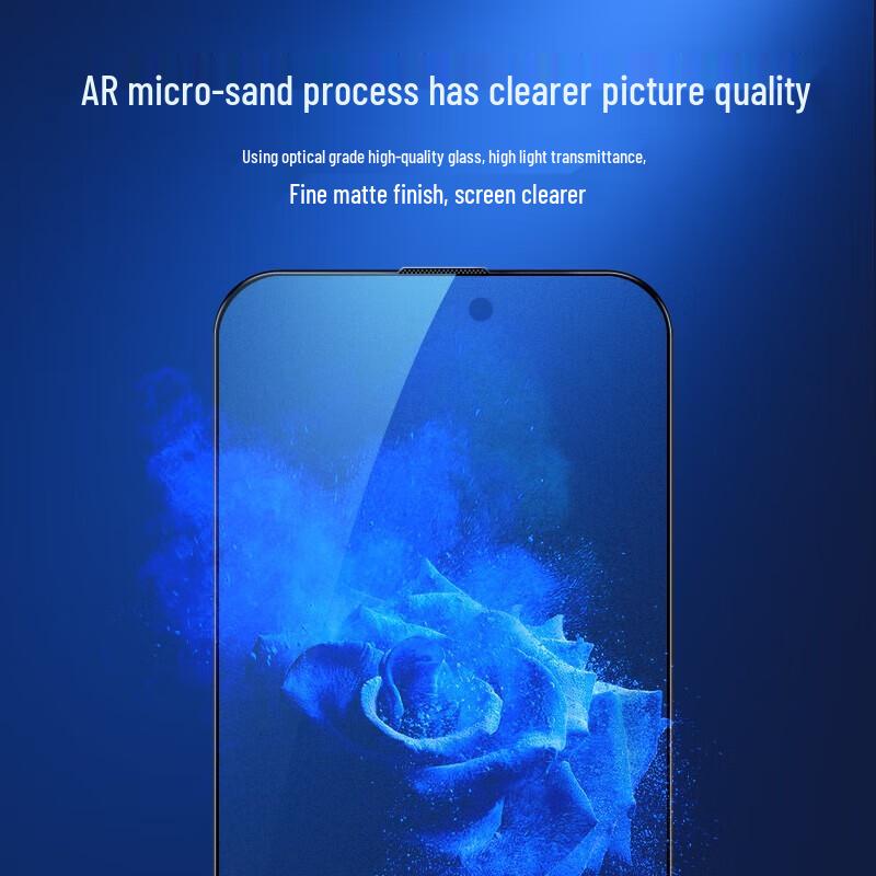 Mr. Blue Gorilla ARAG iPhone 16 Pro Matte Screen Protector