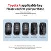 Чехол для автомобильного ключа из цинкового сплава для Toyota RAV4 Highland Coralla Hilux Fortuner Land Cruiser Camry Crown, брелок для ключей, аксессуары