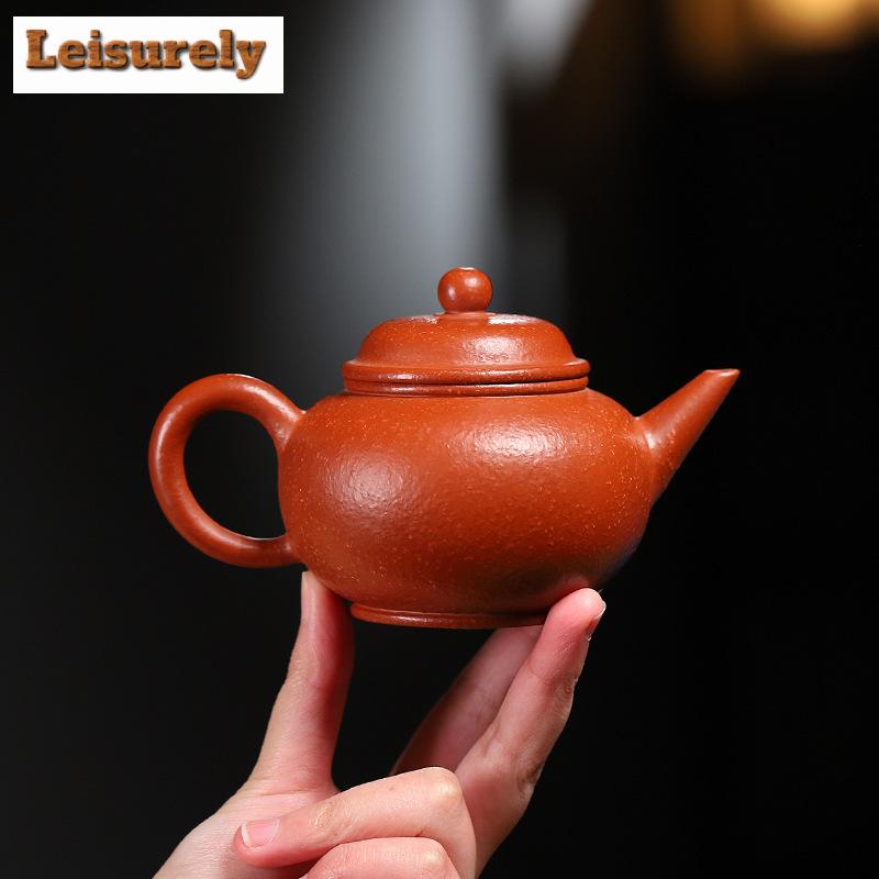 240 мл Классический Исинский фиолетовый глиняный чайник ручной работы чайник для заваривания чая из необработанной руды Dahongpao Mud китайский чайный сервиз Zisha для подарка