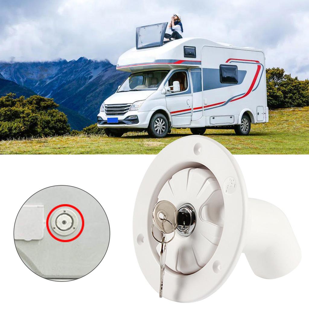 Запираемая крышка гравитационного водозаборника с замком, запираемый фильтр люка для лодки-дома, кемпера, прицепа-каравана