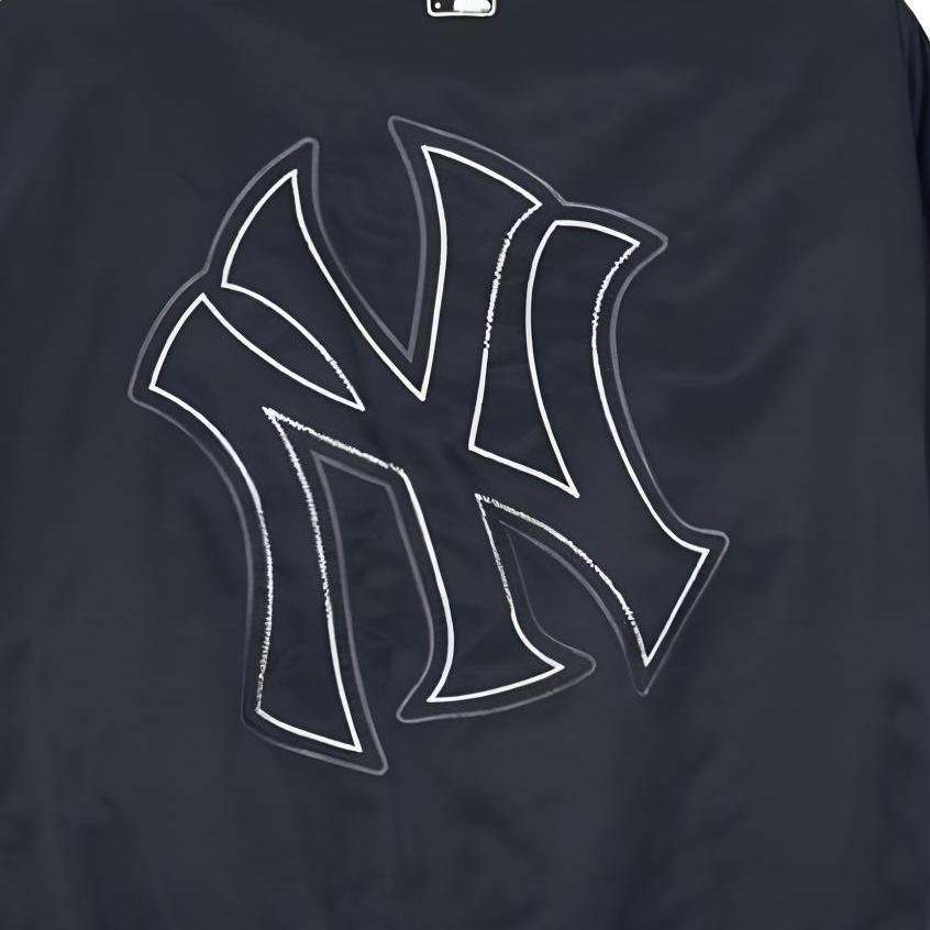 MLB Нью-Йорк Янкис Бейсбольная куртка на молнии с длинным рукавом свободного кроя Унисекс куртки 3AJPB1561-50BKS