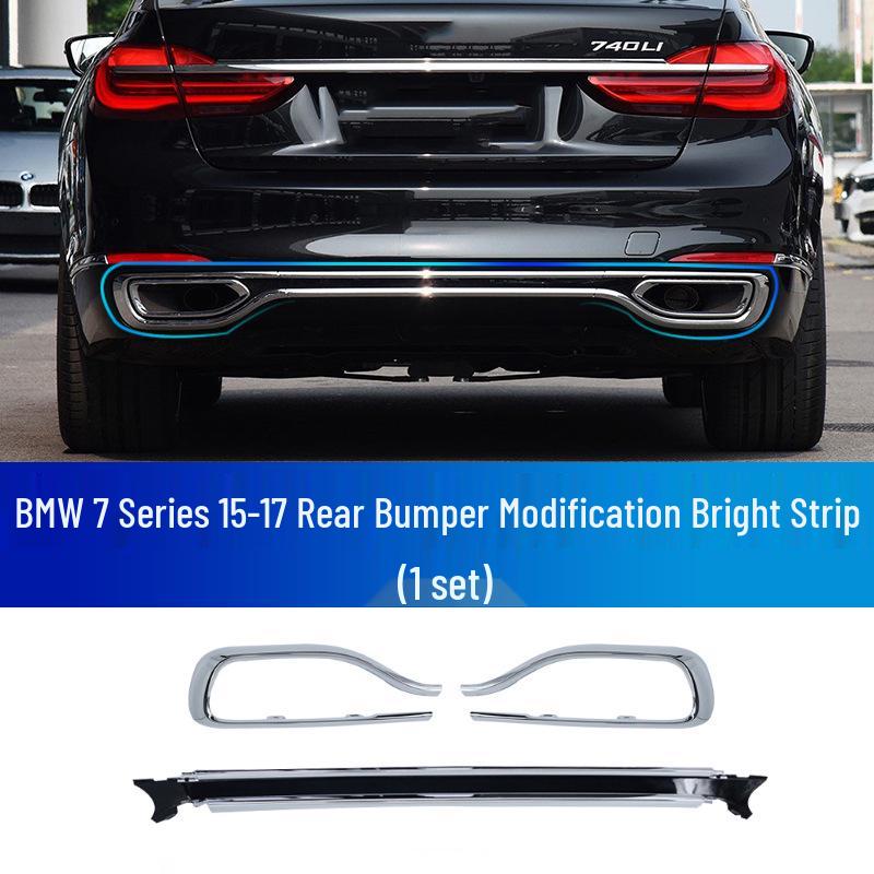 BMW Fender & Bumper Decorative Strips: 730Li Side Vents, 740Li Fog Light, 750L Front & Rear.