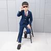 Boy Children Fashion Small Suit Three-piece Suit Including Suit Pants and Vest