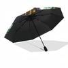 1pc Halloween Minion Automatic Open/Close Umbrella, Lightweight Design for Everyone,Durable Canopy yy251014063