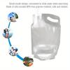 1L/34oz Folding Water Bag Outdoor Camping Hiking Portable Folding Water Storage Lifting Bag Multifunctional Folding Water Bottle