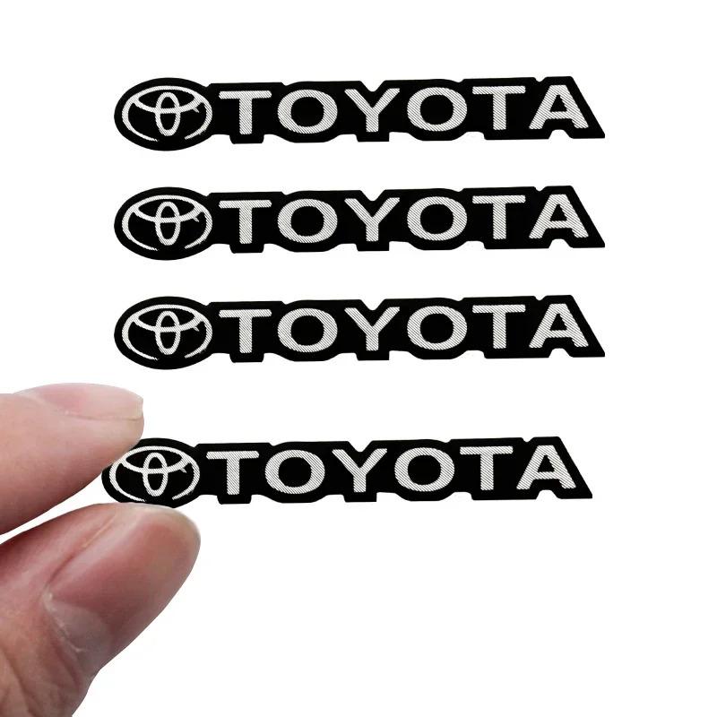 Car zz91 Styling 3D Aluminum Speaker Audio Stickers Badge Emblem Decal For Toyota Chr Camry Corolla Prius Rav4 Yaris Avensis Auris