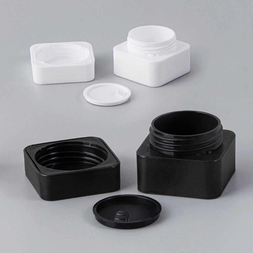 Разноцветная пустая пластиковая коробка, баночка для крема, дорожная бутылка, баночка для макияжа, крем для лица