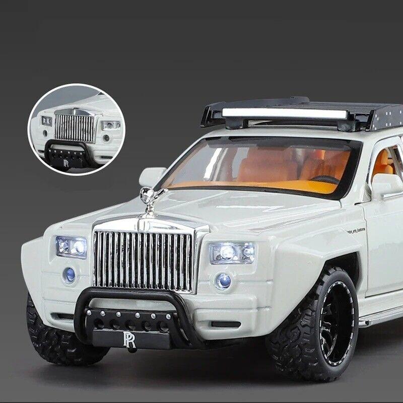 Литая модель автомобиля Rolls-Royce Phantom 6x6 Alloy Pickup 1/32 - Звук и свет в подарок