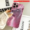 2DFlat Pink Lion Majesty Phone Case All inclusive film hard phone case, compatible with iPhone 18 Pro Max 17 16 15 14 13 12 11