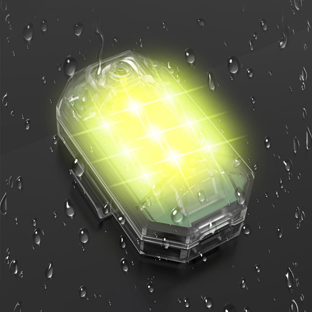 2 шт. светодиодный стробоскопический светильник для автомобиля, перезаряжаемый ночник, огни для самолетов с 7 лампами