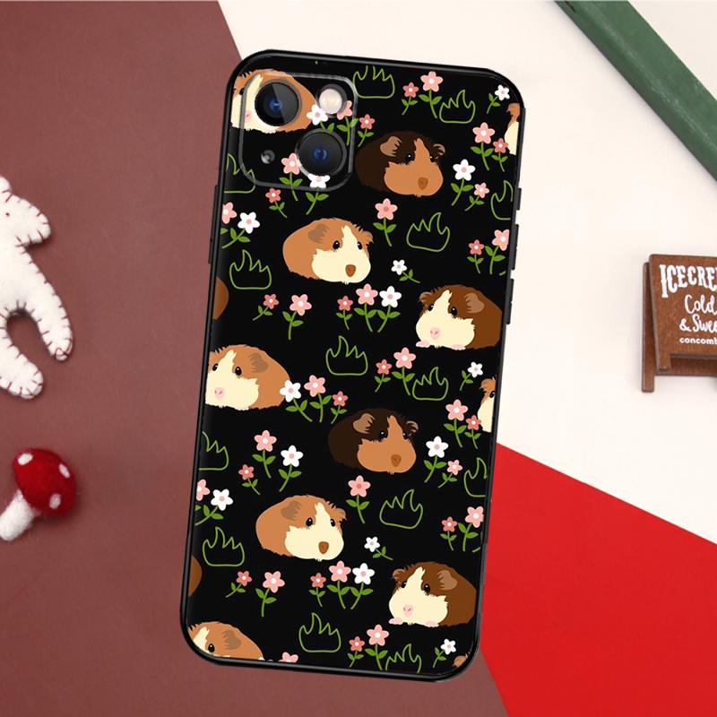 Guinea Pig Case For iPhone 14 Pro Max 16 15 11 12 13 17 Pro Max mini 15 16 Plus 16e 17 Air Back Cover
