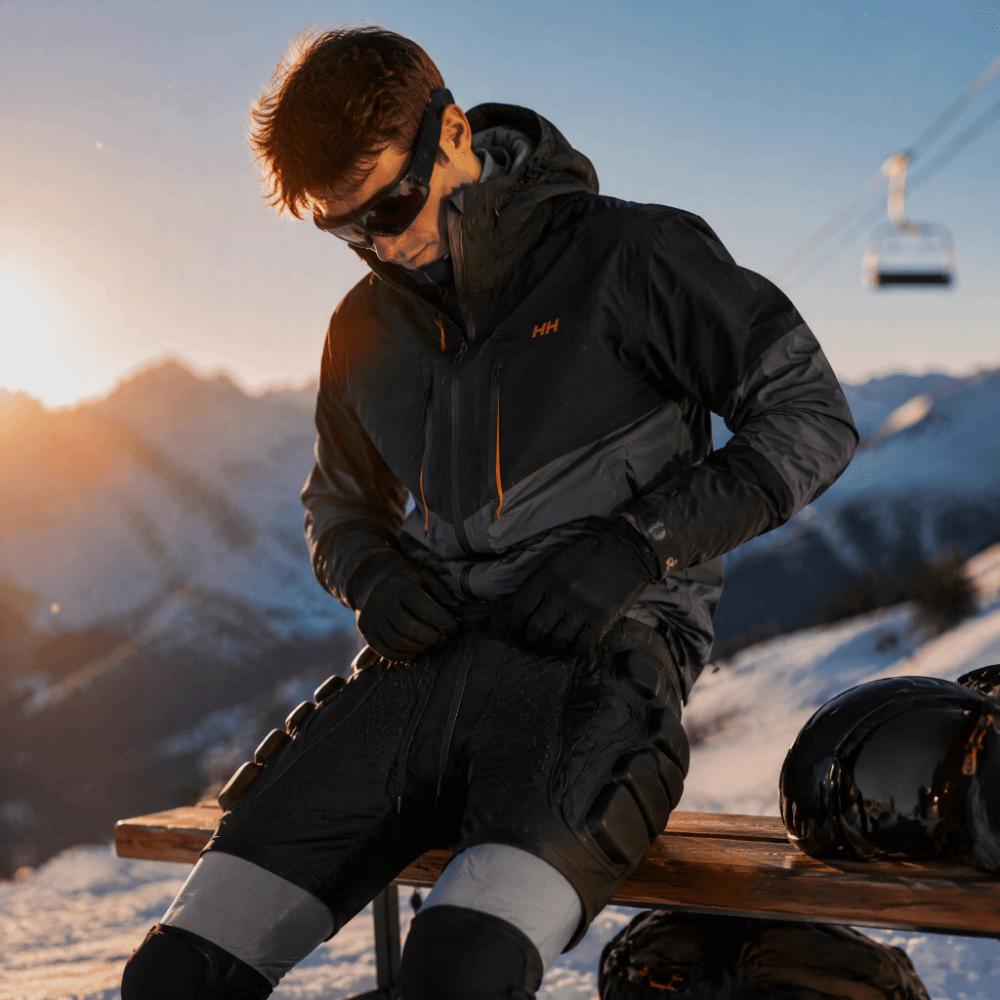 3D Padded Padded Protective Shorts High Elastic Waist Belt Butt Pads Shorts  Snowboarding