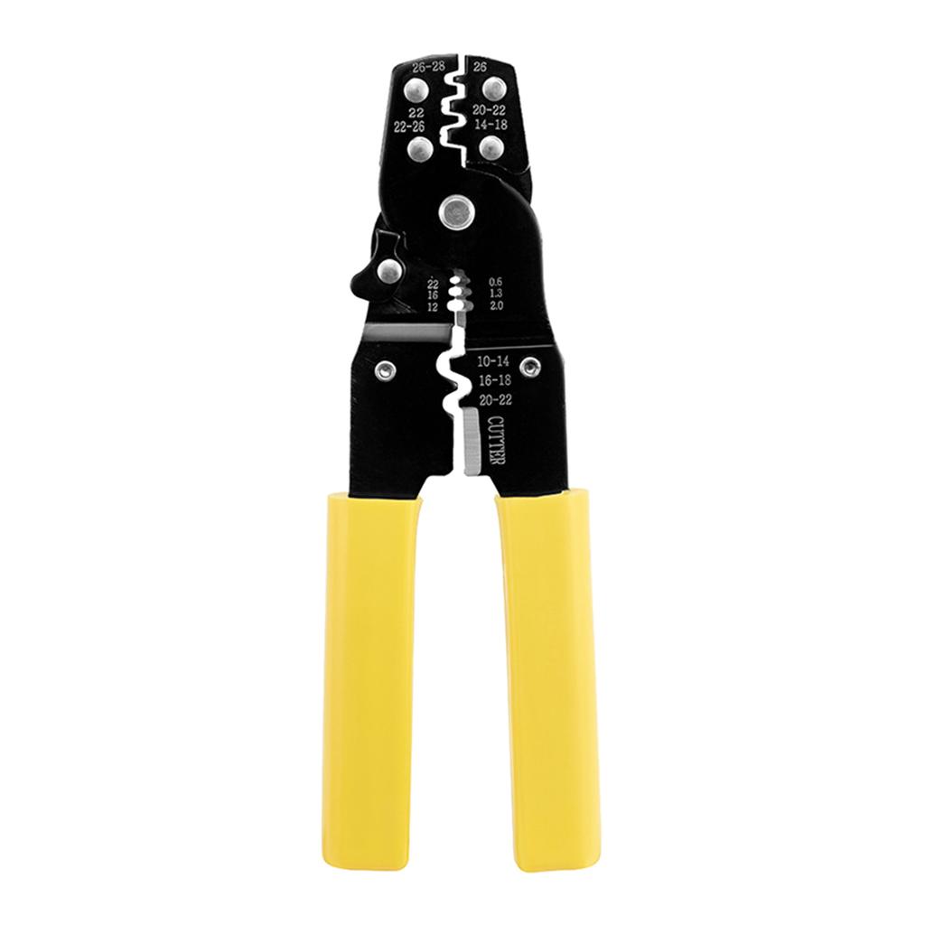 Multifunctional Crimping Tool Hand Pliers Wire Cutter AWG22-10 High Carbon Steel Terminal Connectors Wire Plier Cutters