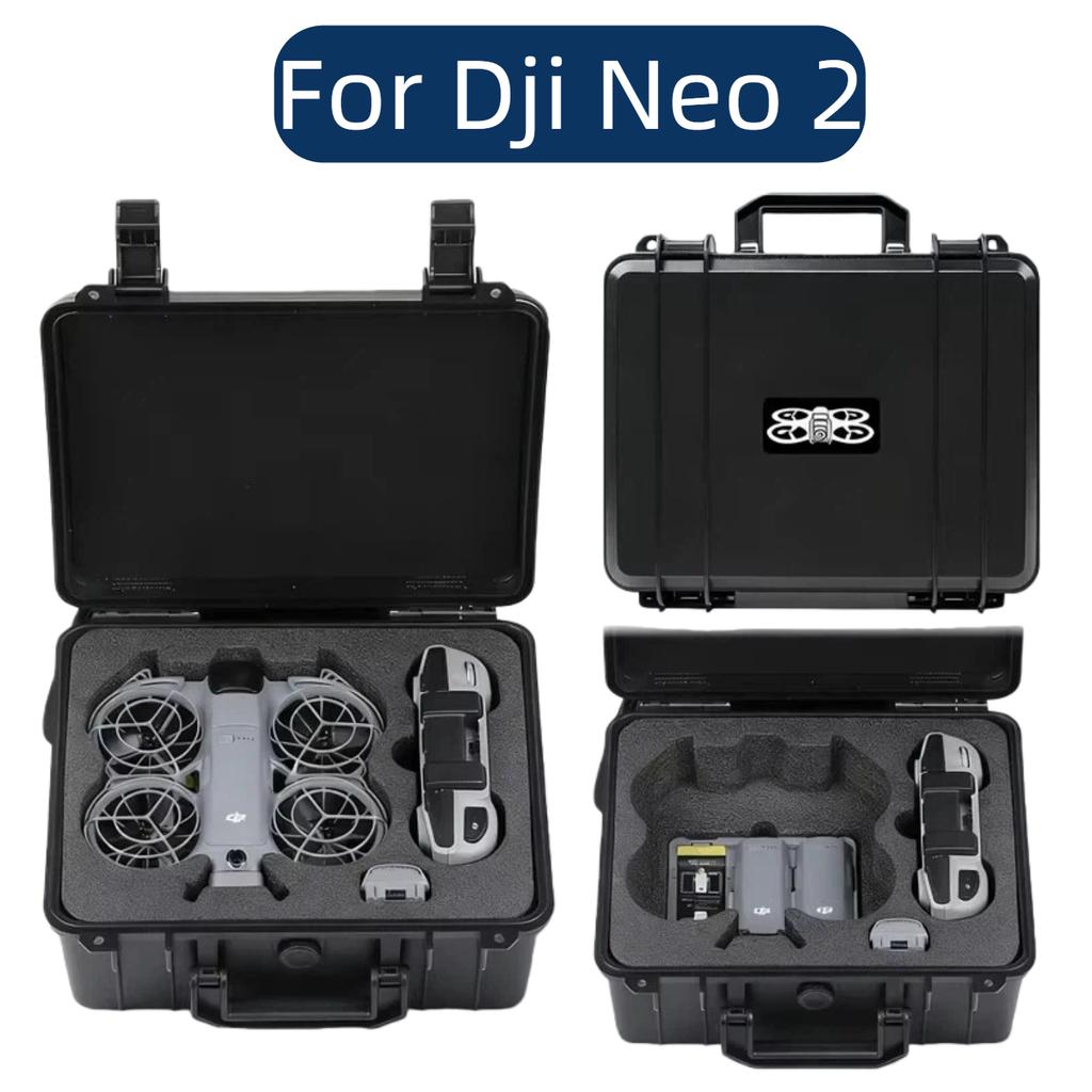 Портативный защитный кейс для DJI NEO 2 Защитный взрывозащищенный кейс Жесткий кейс-переноска Чемодан для аксессуаров дрона DJI RC N3