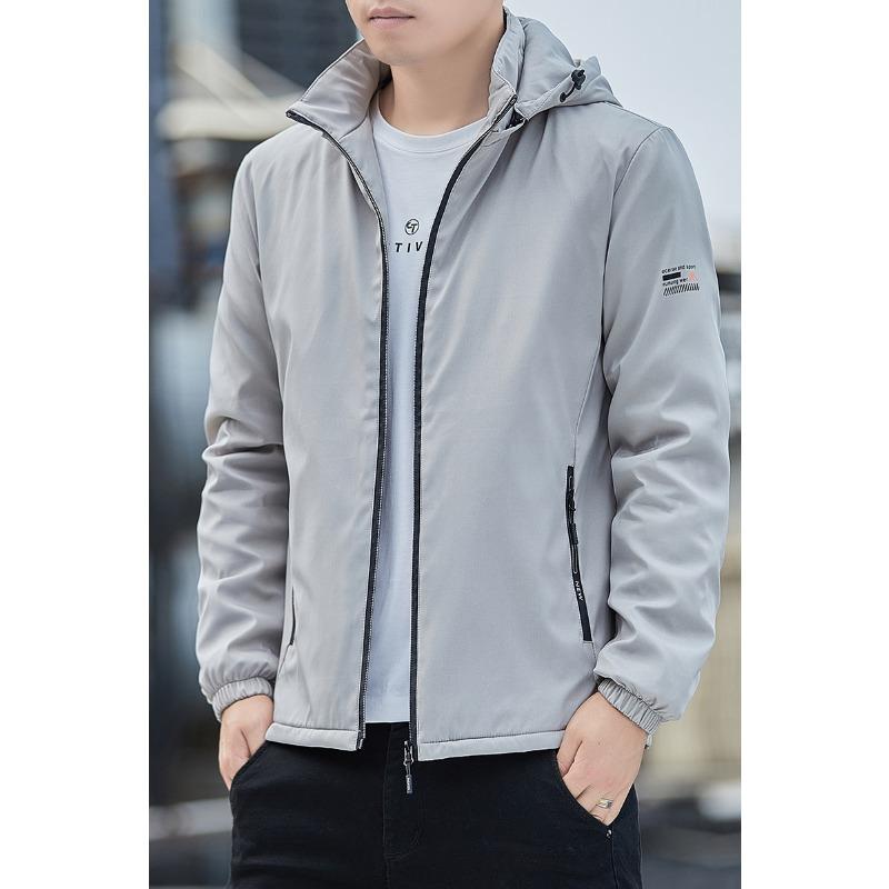 New Autumn and Winter British Large-size Men's Jackets for Men's Outfits with Long Sleeves and Fashionable Urban Collar Jackets
